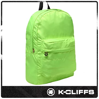 【美國K-CLIFFS】螢光系列雙肩後背包 螢光綠
