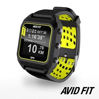 AVID FIT 藍牙智能 GPS 跑步錶黑/黃