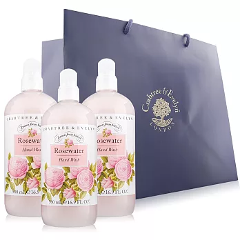 Crabtree & Evelyn 瑰珀翠 薔薇玫瑰大洗手精(500ml)【贈原廠精美提袋】買二送一
