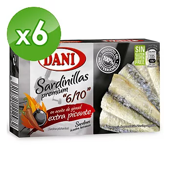 西班牙Dani 加強版辣味沙丁魚 90g (6盒入)