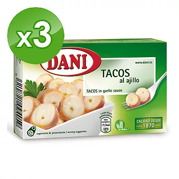 西班牙Dani 蒜味切片章魚 111g (3盒入)