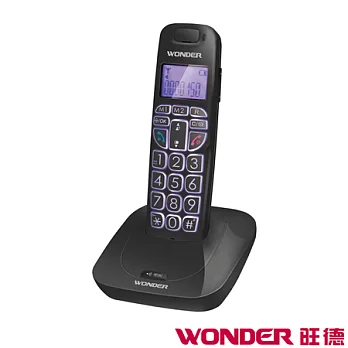 WONDER旺德 DECT數位無線電話 WT-D05黑色
