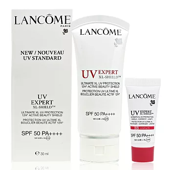 LANCOME 蘭蔻 UV超輕盈柔白隔離乳SPF50‧PA++++升級版(30ml)送柔白BB霜1(5ML)