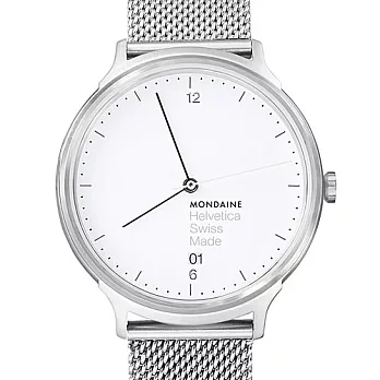 MONDAINE 瑞士國鐵設計系列腕錶-米蘭帶/38mm