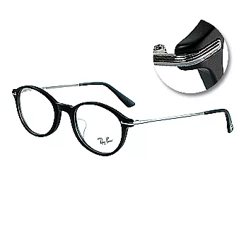【Ray Ban 雷朋】雷朋光學眼鏡經典熱賣款/霧黑(5307D-2477)質感黑