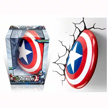 美版 3D立體造型燈 復仇者聯盟美國隊長盾牌