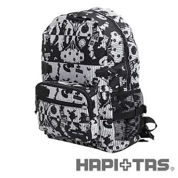 HAPI+TAS愛麗絲派對摺疊後背包灰色