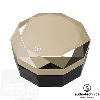 鐵三角 AT-SPF30 金色 可攜鑽石造型喇叭〔妳猜這顆幾克拉?〕