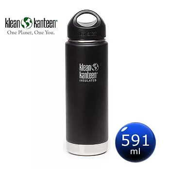 美國Klean Kanteen保溫鋼瓶591ml-消光黑