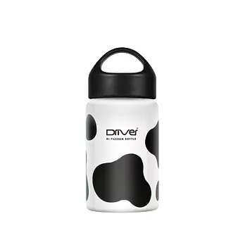 Driver 冷熱隨行保冰杯+掀蓋 350ml (乳牛)