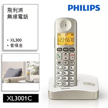 PHILIPS飛利浦大螢幕數位無線電話 XL3001C