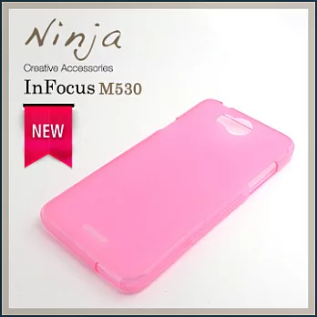 【東京御用Ninja】InFocus M530磨砂TPU清水保護套(透粉色)