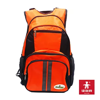 達新牌 多功能防水背包-橘灰
