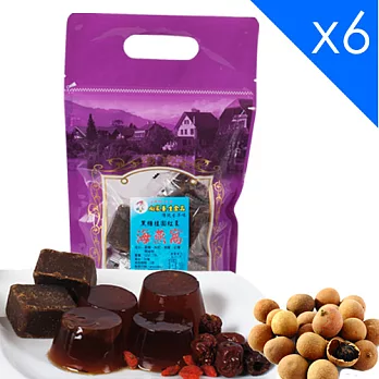 向家養生食品 頂級黑糖桂圓紅棗海燕窩 500g/6包入