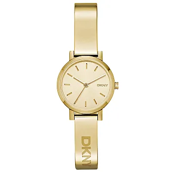 DKNY 經典愛戴時尚腕錶-金