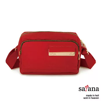 satana - EVERY DAY! 休閒斜背包 - 中國紅