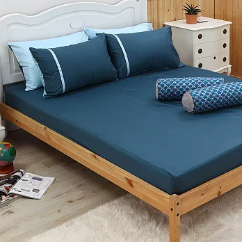 LITA麗塔 舒活系列 水黛 單人二件式純棉薄床包枕套組