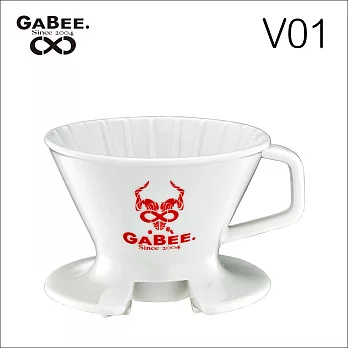 GABEE. V01陶瓷濾杯(紅色) HG5545W-R