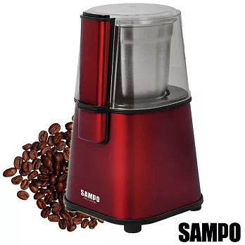 聲寶SAMPO-多功能磨豆機(紅)HM-L14201BL+不鏽鋼保溫杯