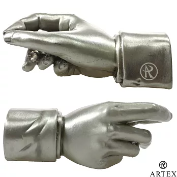 ARTEX "Give me a hand"手形筆座 古銀