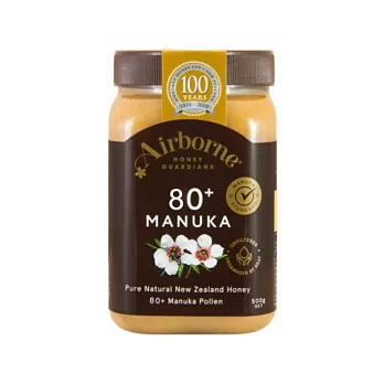 紐西蘭【Airborne艾爾邦】麥蘆卡蜂蜜 500克 花粉含量80+