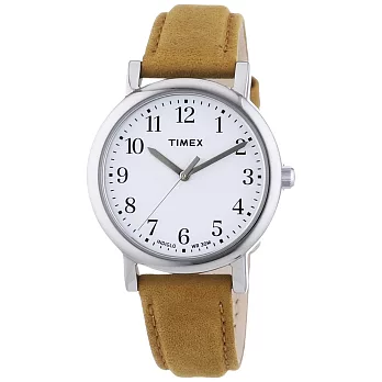 【TIMEX】TIMEX 經典復刻冷光系列 (銀/駝 TXT2P466)