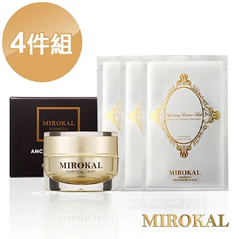 【MIROKAL 米羅蔻】時光綺肌修護霜 + 面膜美顏特惠組 (保濕)