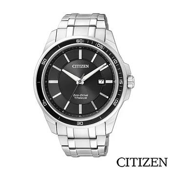 CITIZEN 星辰 GENT’S 光動能超級鈦紳士腕錶 BM6921-58E