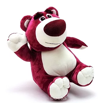 Disney.PIXAR玩具總動員【熊抱哥】絨毛玩偶-葡萄紫