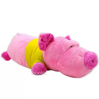 頑皮動物園【粉紅豬】長形小抱枕