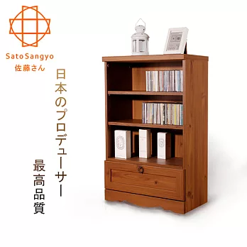 【Sato】PISTRO巴黎公寓單抽開放書櫃‧幅60cm