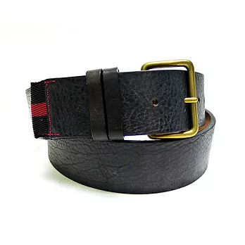 『摩達客』美國進口【Michael Kors】黑色設計皮帶M