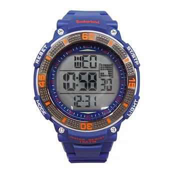 Timberland 登山玩家多功能數位腕錶-藍-TBL.13554JPBLU/04