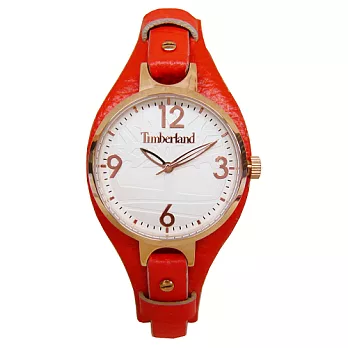 Timberland 率性而為運動風時尚腕錶-紅-TBL.14203LSR/01