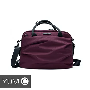 美國Y.U.M.C. Haight城市系列 Satchel 13吋 2WAY手提/側背筆電包貴族紫