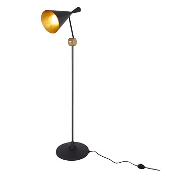 Beat 印度錐瓶立燈(黑金)