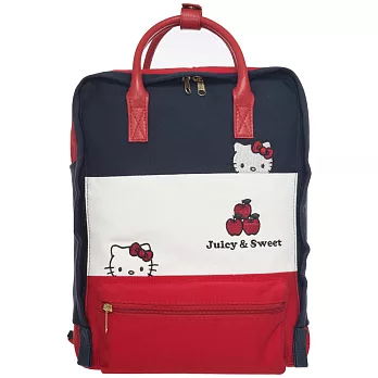 Hallmark x Kitty 甜美個性休閒方型後背包-藍