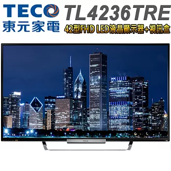 TECO東元 42型FHD LED液晶顯示器+視訊盒(TL4236TRE)