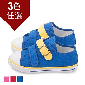 FUFA MIT 雙黏扣撞色童鞋(BABY10)-共三色16藍