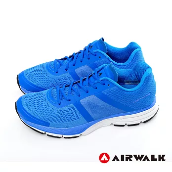 AIRWALK-記憶穩走 太空網紋透氣運動鞋 8.5藍