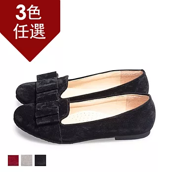 FUFA MIT甜心氣質娃娃鞋(FE33) - 共三色23黑