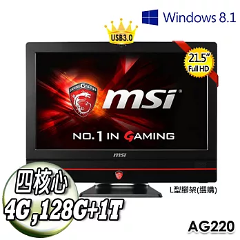 msi 微星 AG220 2PE 21.5型 i5-4210H 1TB GTX860M2G獨顯 液晶電腦(電競AIO)
