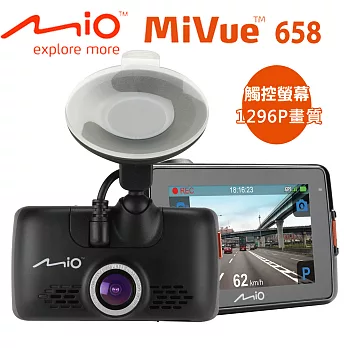 Mio MiVue 658 觸控寬螢幕GPS測速行車記錄器 加贈16G卡