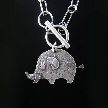 【南風工作室】B06 方舟系列 大象純銀項鍊