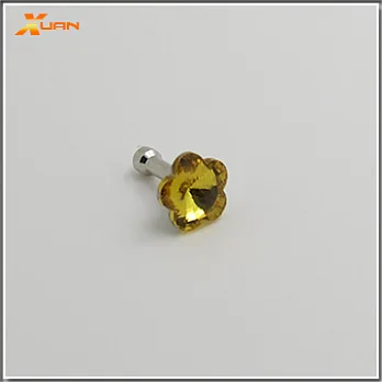 《3.5mm耳機孔通用款》超閃亮梅花鑽石造型防塵塞(金色)