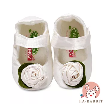 【Rarabbit 瑞瑞比】Gracious May美國手工學步鞋 花藝美公主-純玫優雅10無