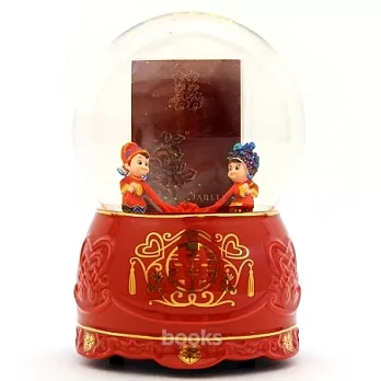 中國古典婚紗【相片式水晶球】