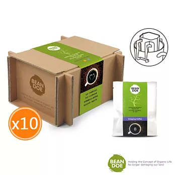 《繽豆》濾掛咖啡-淺焙(1盒10入,共2盒)