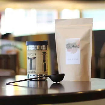 美國Impress Coffee Brewer手沖咖啡保溫杯,讓你使用時會微笑的設計(銀色+咖啡豆組合)_耶加雪夫