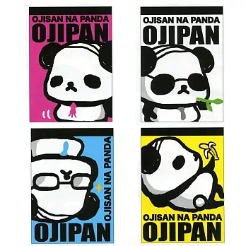 【UH】OJIPAN歐吉胖 - 歐吉胖隨身便條本超值組合(4本/組)